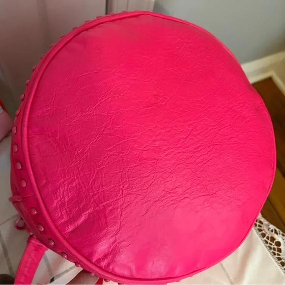 Marc Jacobs Hot Pink Studded Bucket Bag Crossbody Set  Lot - Picture 9 of 14